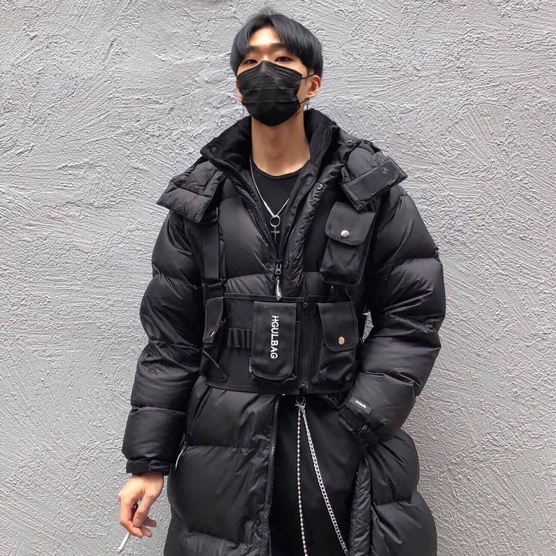 Мужская тактическая функциональная жилетка в стиле хип хоп уличная сумка с