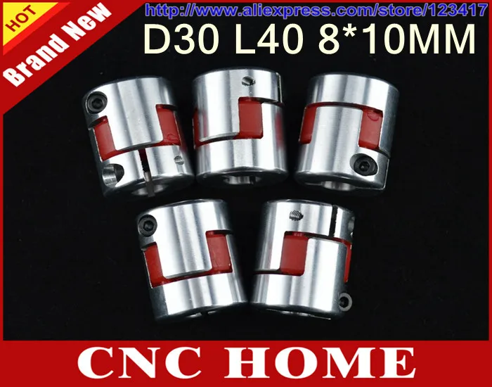 8 мм до 10 CNC Гибкая соединительная муфта сливовый Соединительный вал Муфта D 30 L 40