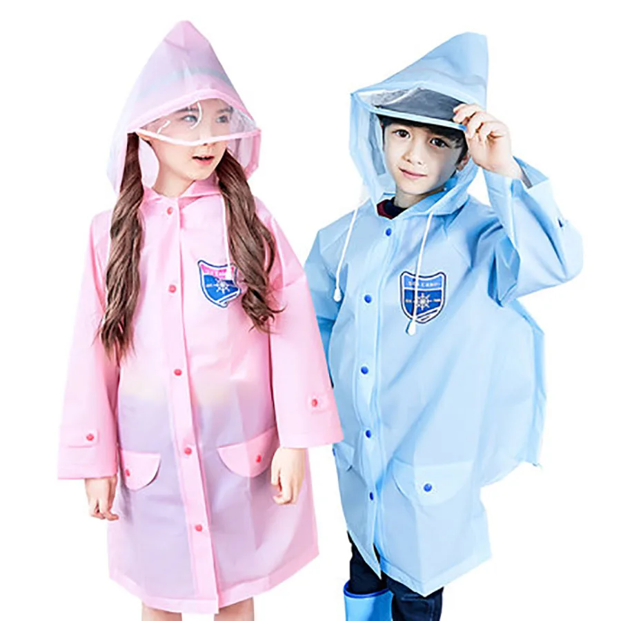 Детский непромокаемый плащ пончо водонепроницаемый дождевик для детей Garcon Primaire