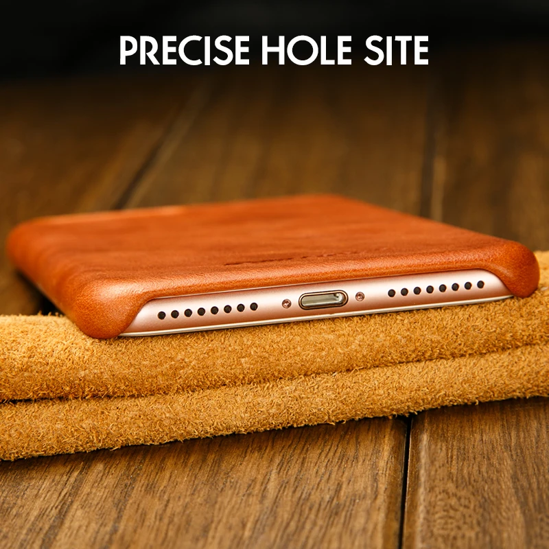 Jisoncase, кожаный чехол для iPhone 8, 8 Plus, чехол из натуральной кожи iphon, роскошный тонкий чехол для iPhone 7, 7 Plus, чехол
