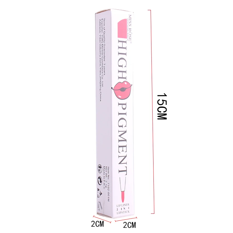 MISS ROSE Lipsticsk матовая полностью профессиональная водостойкая помада для макияжа стойкая 8 цветов Косметика Макияж матовая помада