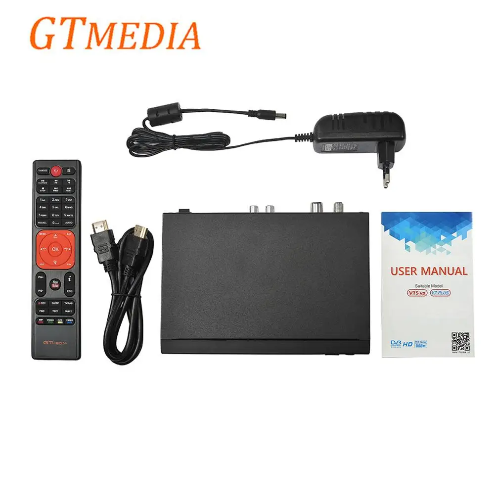 GTMedia V7 Plus Combo HD Digital DVB S2/T2 спутниковый ТВ приемник с поддержкой Cccamd H.265 HEVC PowerVu