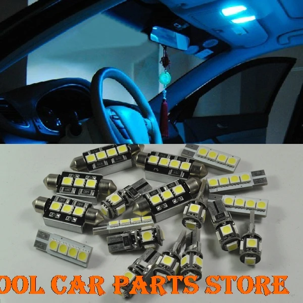 

For Benz S-Class W220 99-2005 21 Lights SMD LED Interior Package kit Ice Blue Canbus