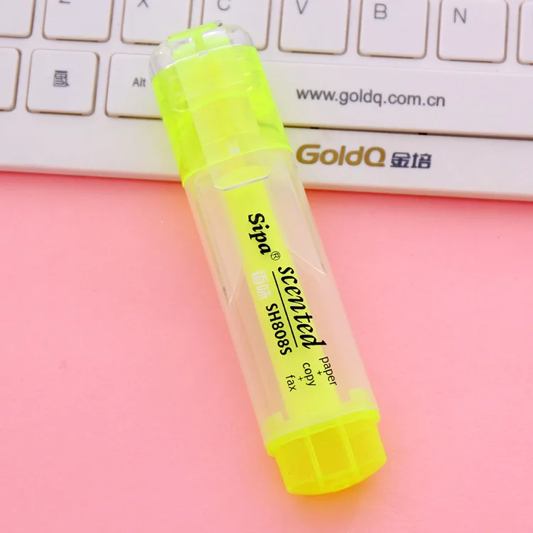 Cena 28 Sztuk Koreański Cartoon Koreański Kreatywny Materiały Biurowe Kolor Fluorescencyjny Długopis Zapach Pióro Akwarela Notatki