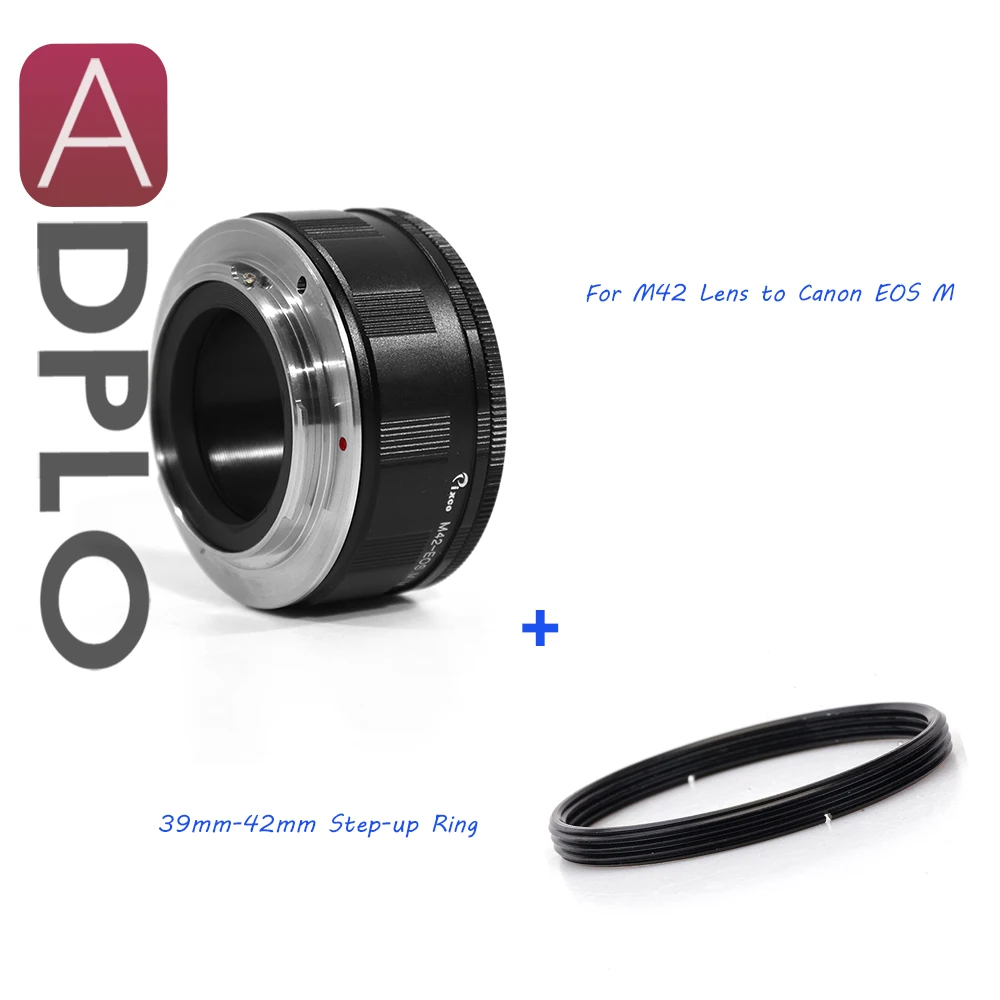 Регулируемый адаптер для объектива с макро на бесконечность Pixco M39 к камере Canon EOS M