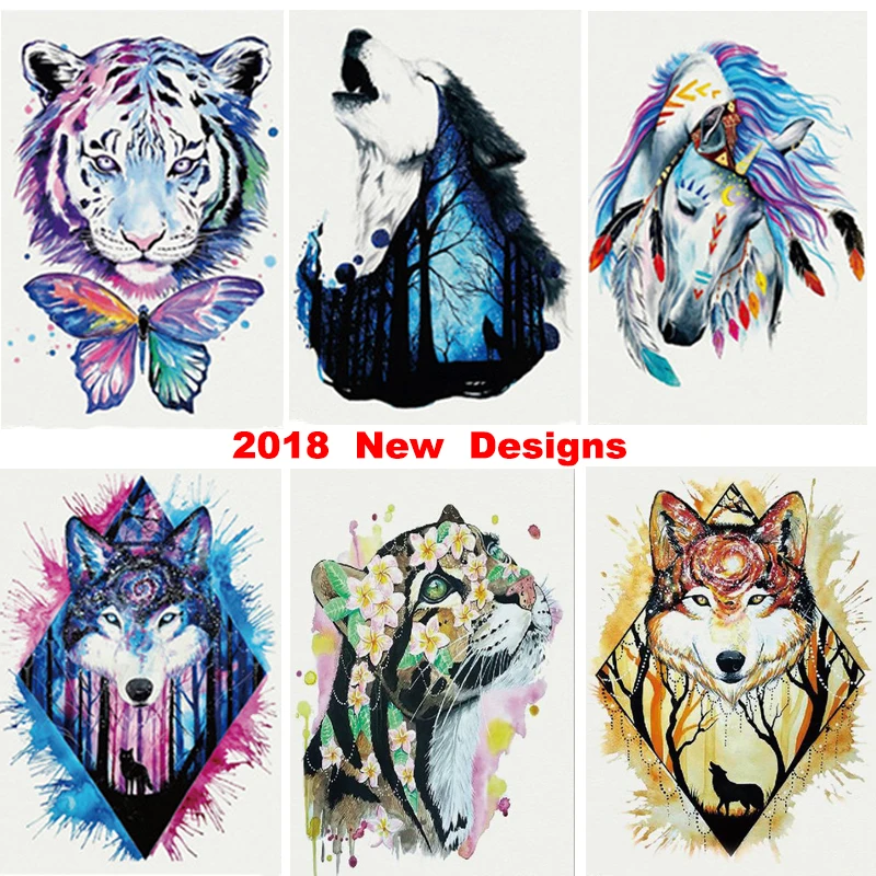 Водостойкие Временные татуировки на руку наклейки для женщин и мужчин краска