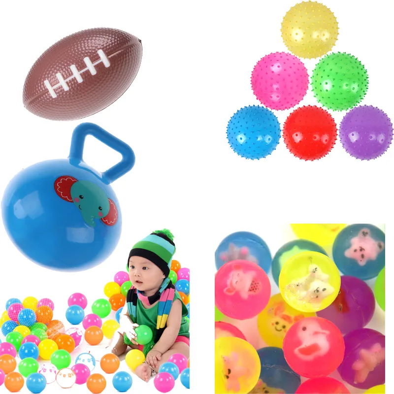 7 стилей экологически чистые красочные мягкие пластиковые воды бассейн океан