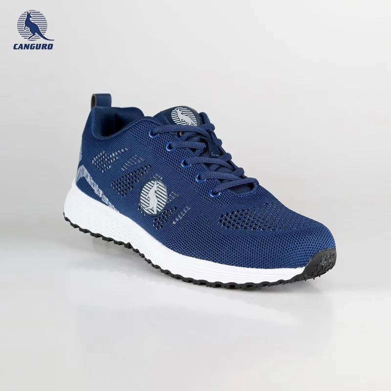 Кенгуру весна лето мужская спортивная обувь с низким вырезом Кроссовки синие