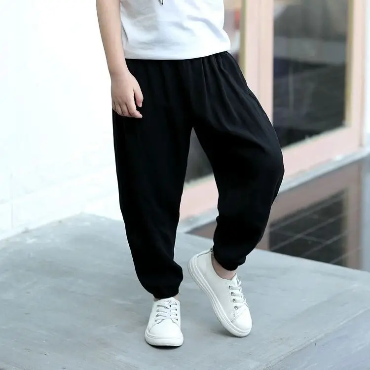 2018 Детские весенне-Летние Длинные повседневные штаны детские от комаров для