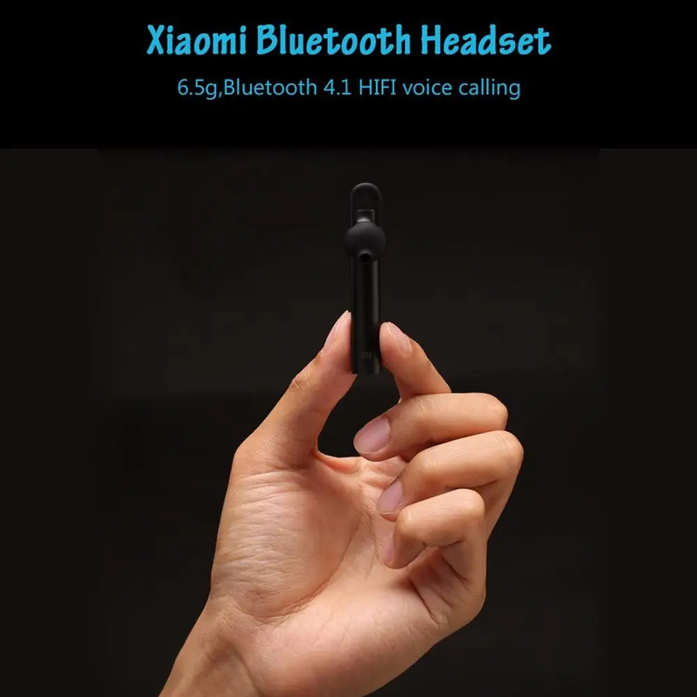 100% оригинальная Bluetooth гарнитура Xiaomi Молодежная версия беспроводные наушники HD