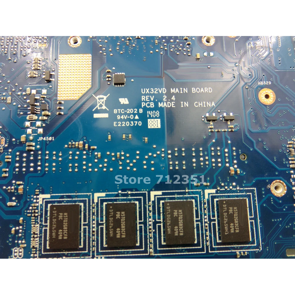 UX32A i7 3537 процессор 2 Гб RAM Материнская плата ASUS Zenbook UX32V UX32VD ультрабук материнская