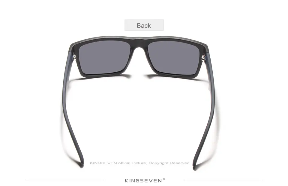 KINGSEVEN, брендовые Модные солнцезащитные очки, мужские поляризационные солнцезащитные очки, мужские очки для вождения, черная оправа, солнцезащитные очки Oculos