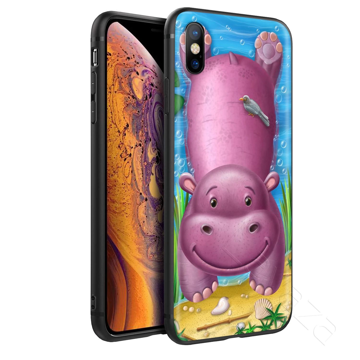 Lavaza милый мультяшный Бегемот чехол для iPhone 11 Pro XS Max XR X 8 7 6 6S Plus 5 5s se |