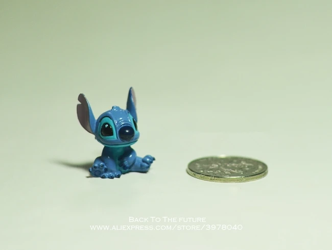 Миниатюрная экшн фигурка Disney Лило и Стич 2 см аниме украшение коллекционная