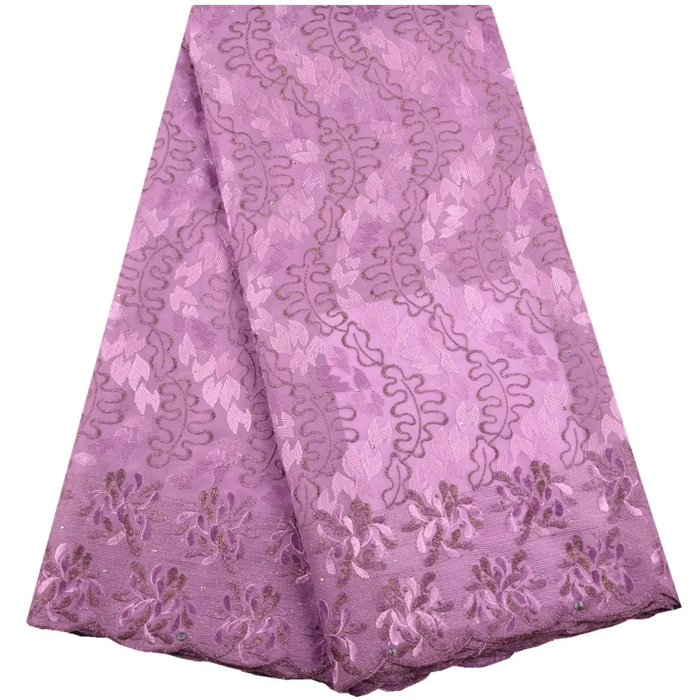 Африканская синяя швейцарская вуаль кружево для женское платье 2019 Высокое