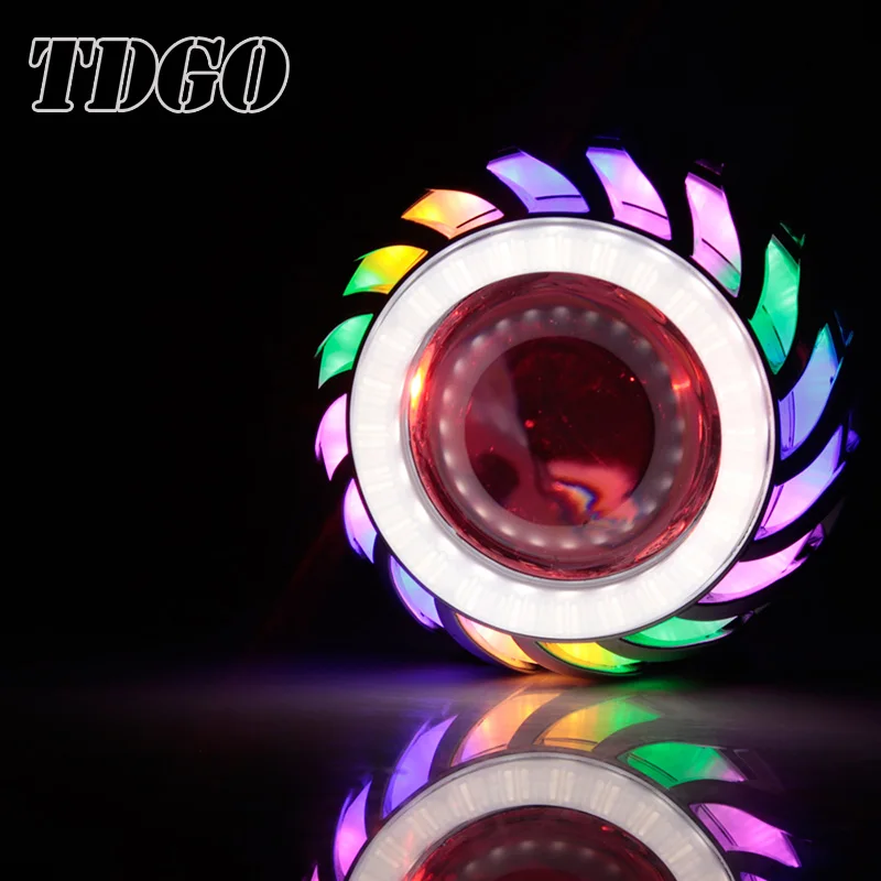 TDGO светодиодный фонарь для Moto Angel Eye Devil с точечной головкой 2 шт. 30 Вт фара