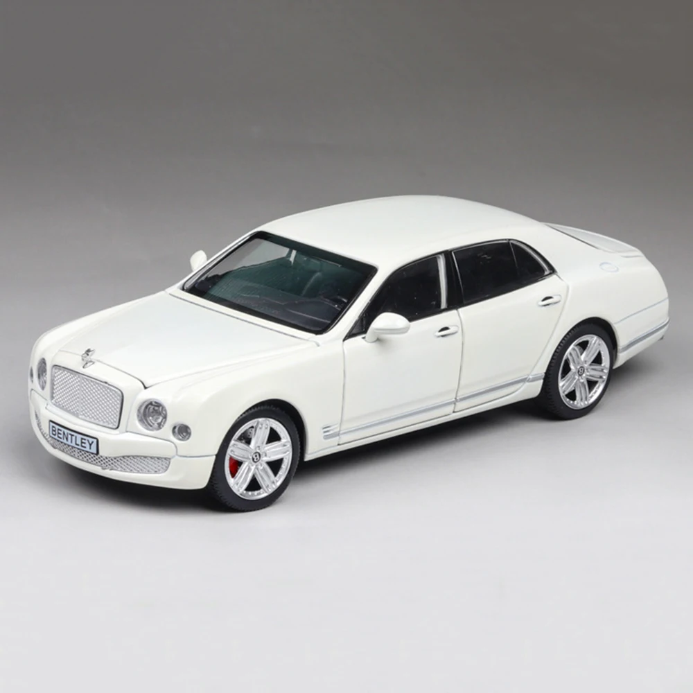 1:24 Mulsanne музыкальная с подсветкой машина Diecasts игрушечный транспорт Горячая колесная модель автомобиля с автомобилем Горячая дверь колеса может быть открытая игрушка