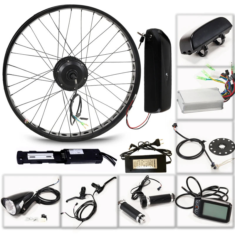 CASDONA Fat BIKE 36V 350W комплект электрического велосипеда 26 дюймов Мотор заднего колеса