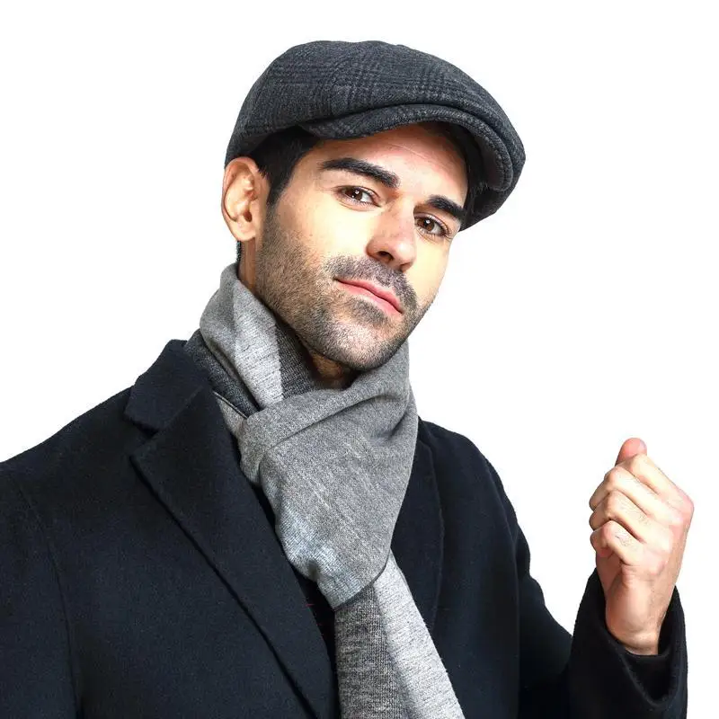 2019 Fashion Octagonal Cap Newsboy Beret Hat Summer ventilate Retro Wool Men's Elegant Dome Men G0016 |