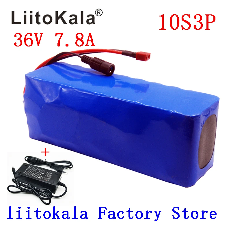 Аккумуляторная батарея LiitoKala 36 В 18650 Ач 10S3P | Электроника