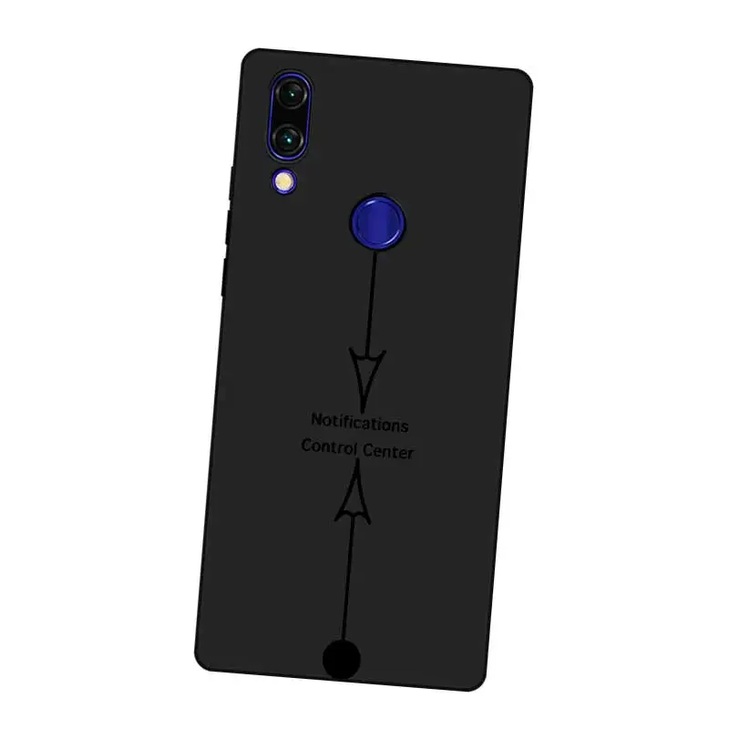 N394 Обои Черный силиконовый чехол для Xiaomi Redmi Note 3 4 4X5 5A 6 7 Pro Global |