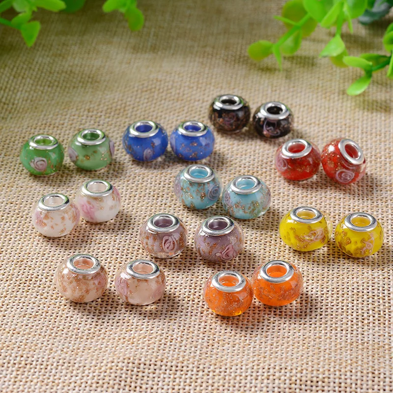 Бусины лэмпворк ручной работы 9 х14 мм 100 шт./лот | Украшения и аксессуары