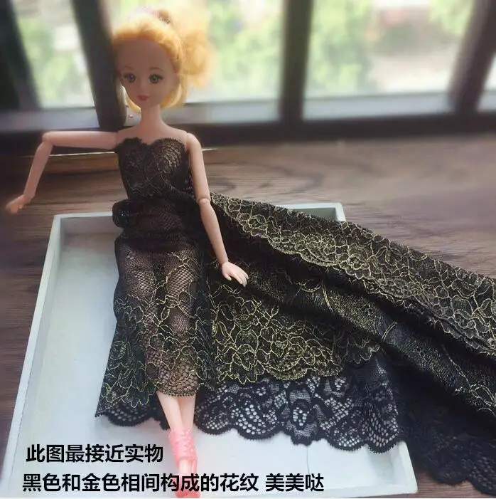 1 метр эластичная кружевная отделка красивые цветочные узоры швейные