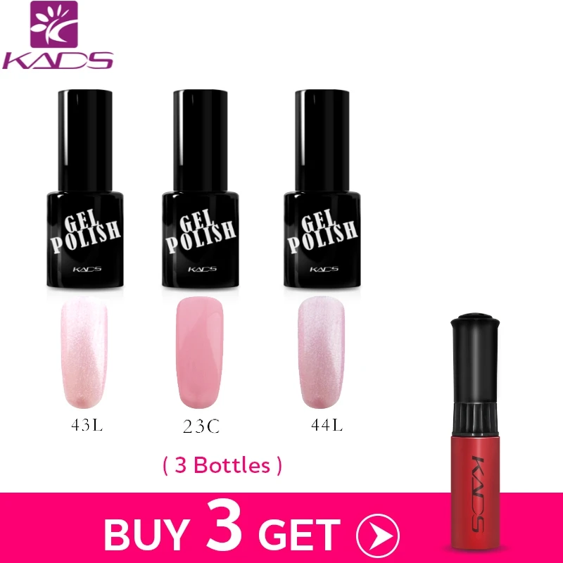 KADS Buy 3 получите 1 подарок 9 5 мл розовый Гель-лак серия УФ-лак для ногтей Длительное
