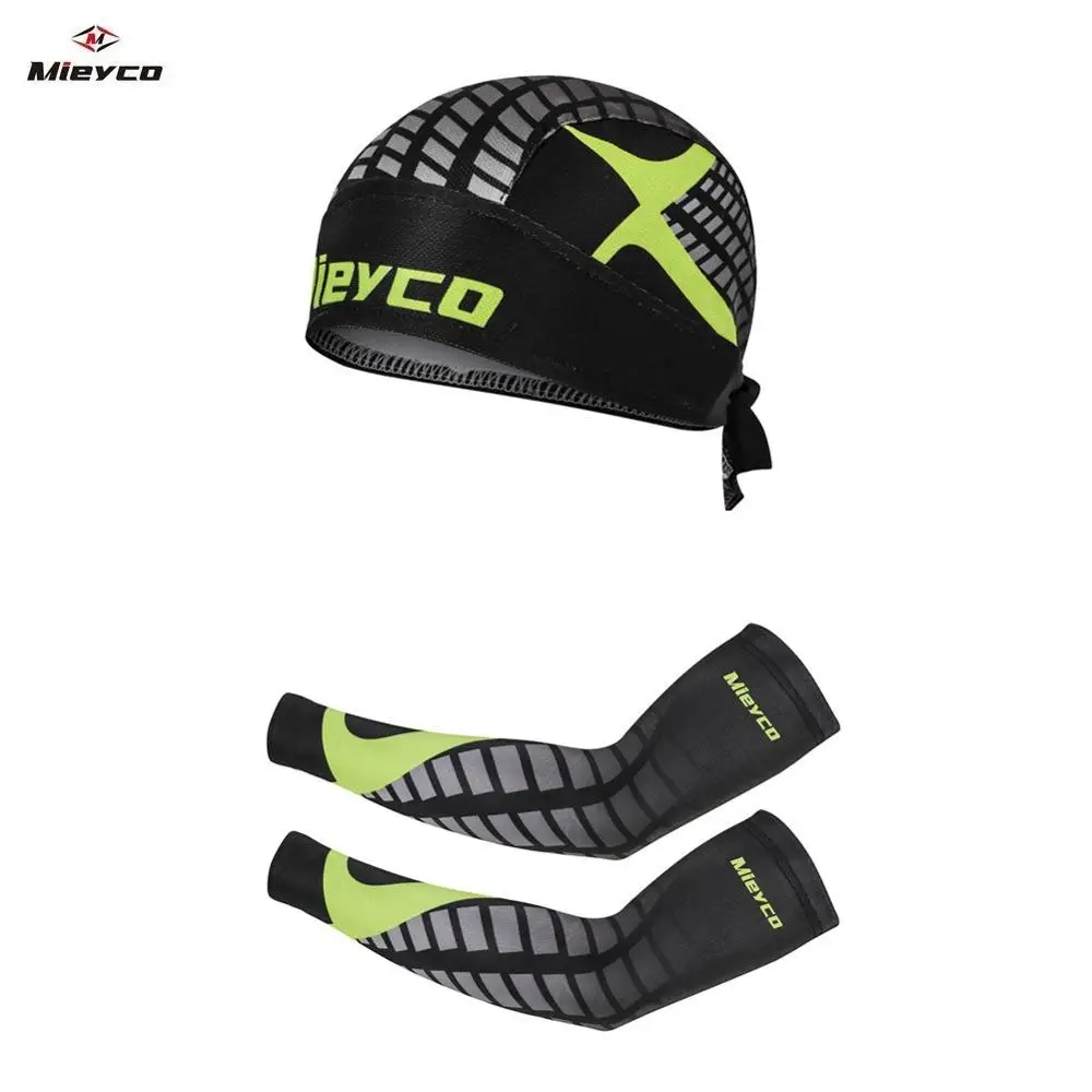 

Mieyco 1 Pair Arm Sleeve UV Sun Protection Running Arm Sleeves Fitness Basketball Sport Hat Cycling Cuff Cycling Cap Bike Cap