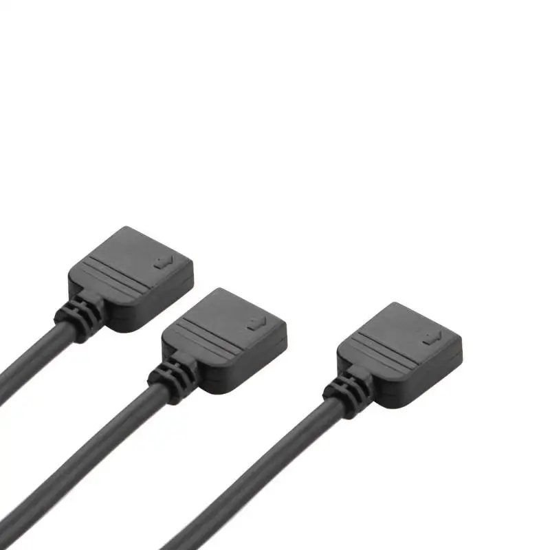4 Pin практичный женский 3528/5050 RGB Светодиодные ленты огни разветвитель, соединительный кабель круглые светодиодные лампы аксессуары к осветительным приборам черный