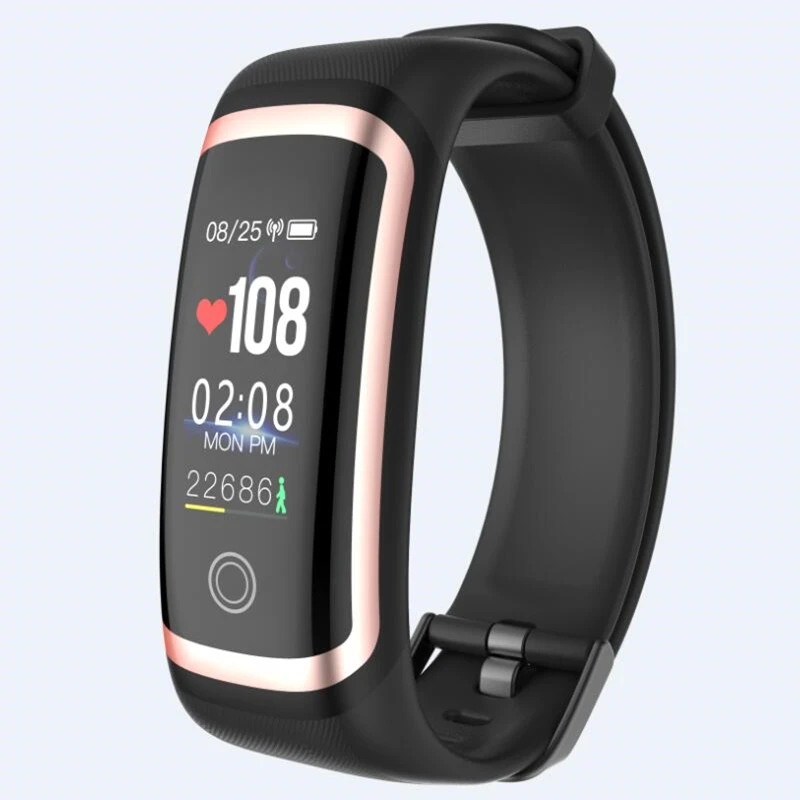 G-Black Wearpai фитнес-трекер M4 умный Браслет для измерения артериального давления монитор сердечного ритма спортивные Смарт-часы для мужчин и женщин водонепроницаемый IP67 - Цвет: G-Black