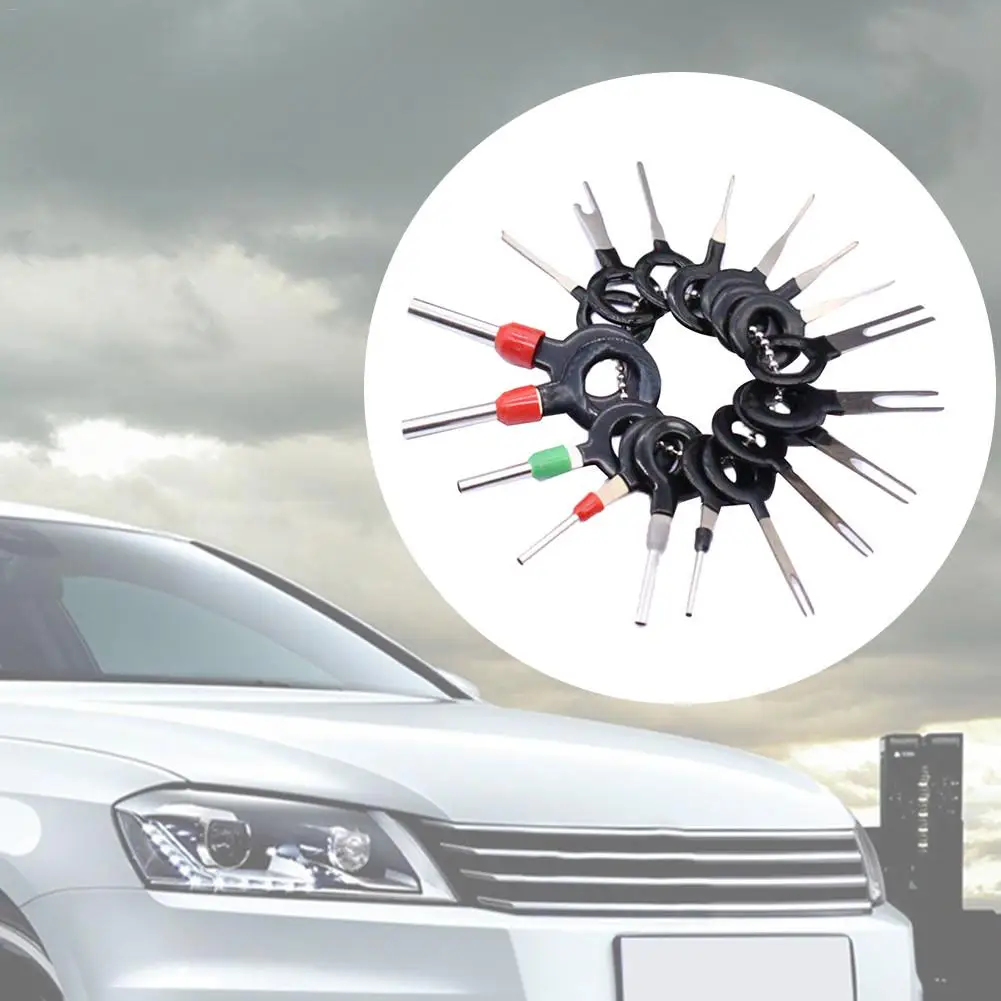 

18PCS Car Wire Terminal Removal Tool Wiring connector Pin Extractor Puller Tools