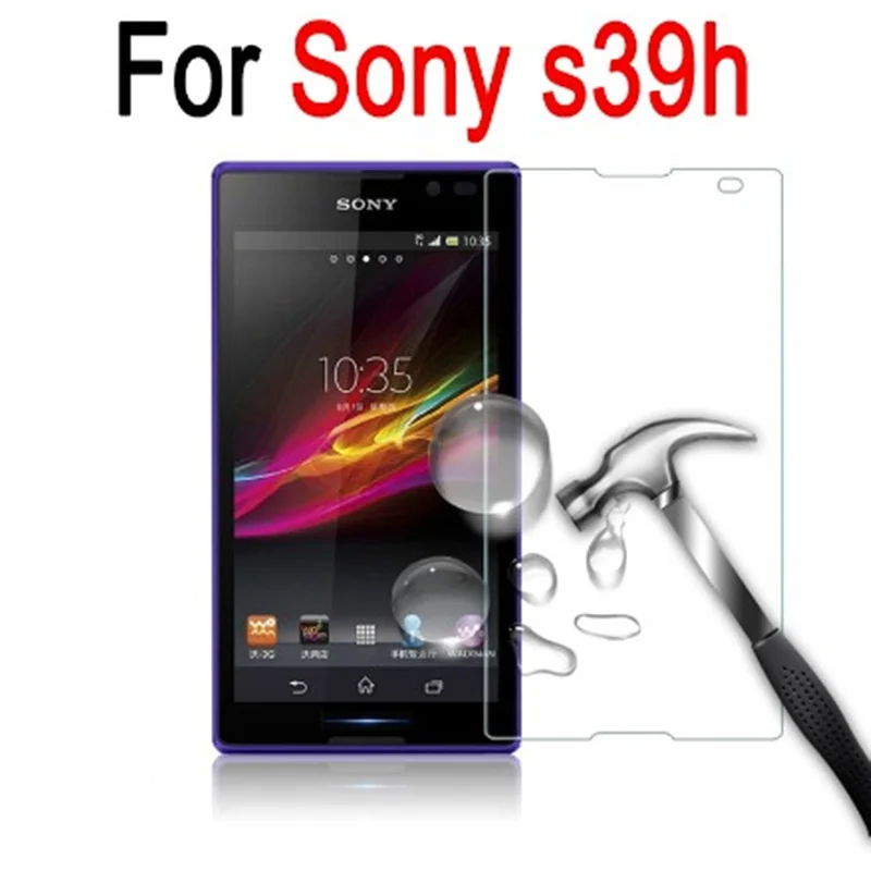 Explosion-proof Premium Tempered Glass For Sony Xperia C S39H 9H Explosion Protection Film Cases C2305 2305 | Мобильные телефоны и