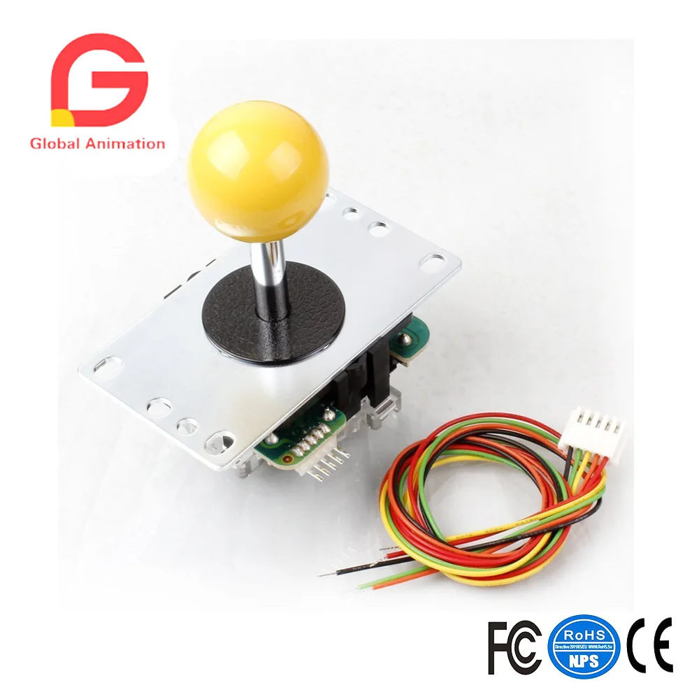 Разноцветная ручка для мяча оригинальный SANWA аркадный джойстик 4 и 8 вариантов