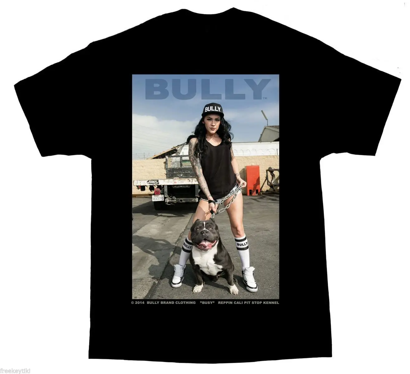 DGA BULLY &quotBusy&quot Pitbull Pit Bull Dog Cholo Гангстер Lowrider питомник футболка крутая Повседневная