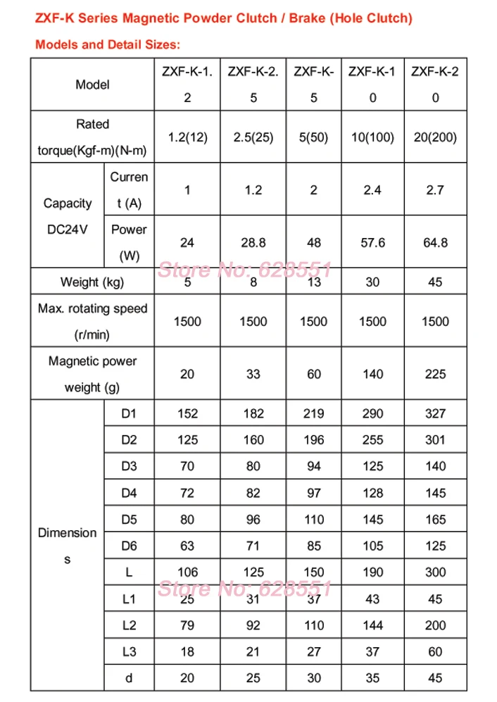 Магнитное порошковое сцепление/Тормозная печать магнитный порошковый тормоз