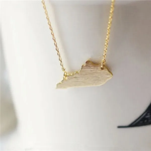 Ожерелье с подвеской в виде окружности штата Кентукки ожерелье американском