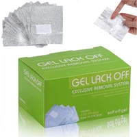 50pcs100pcs aluminium foil nail art soak off acrylic gel polish nail removal wraps remover foil wrap makeup tool for salon nw03