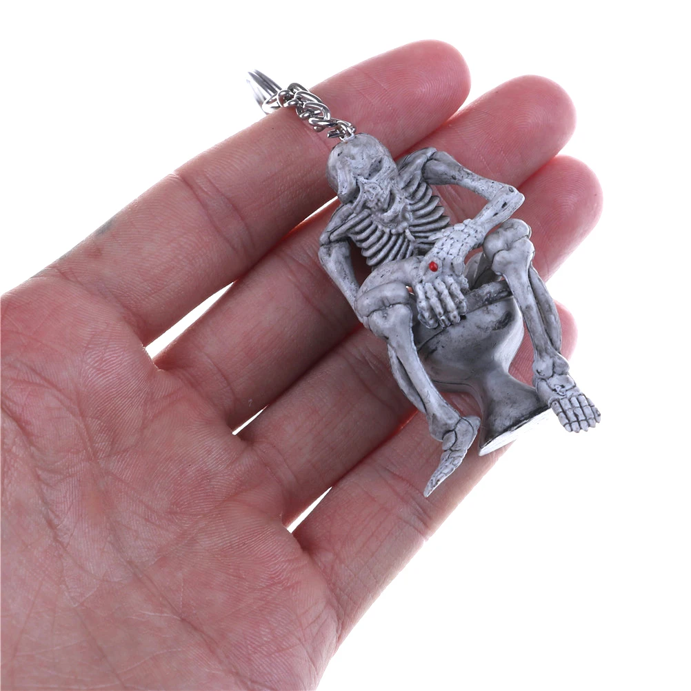 1 шт. резиновый брелок для ключей в виде черепа|Брелоки| |