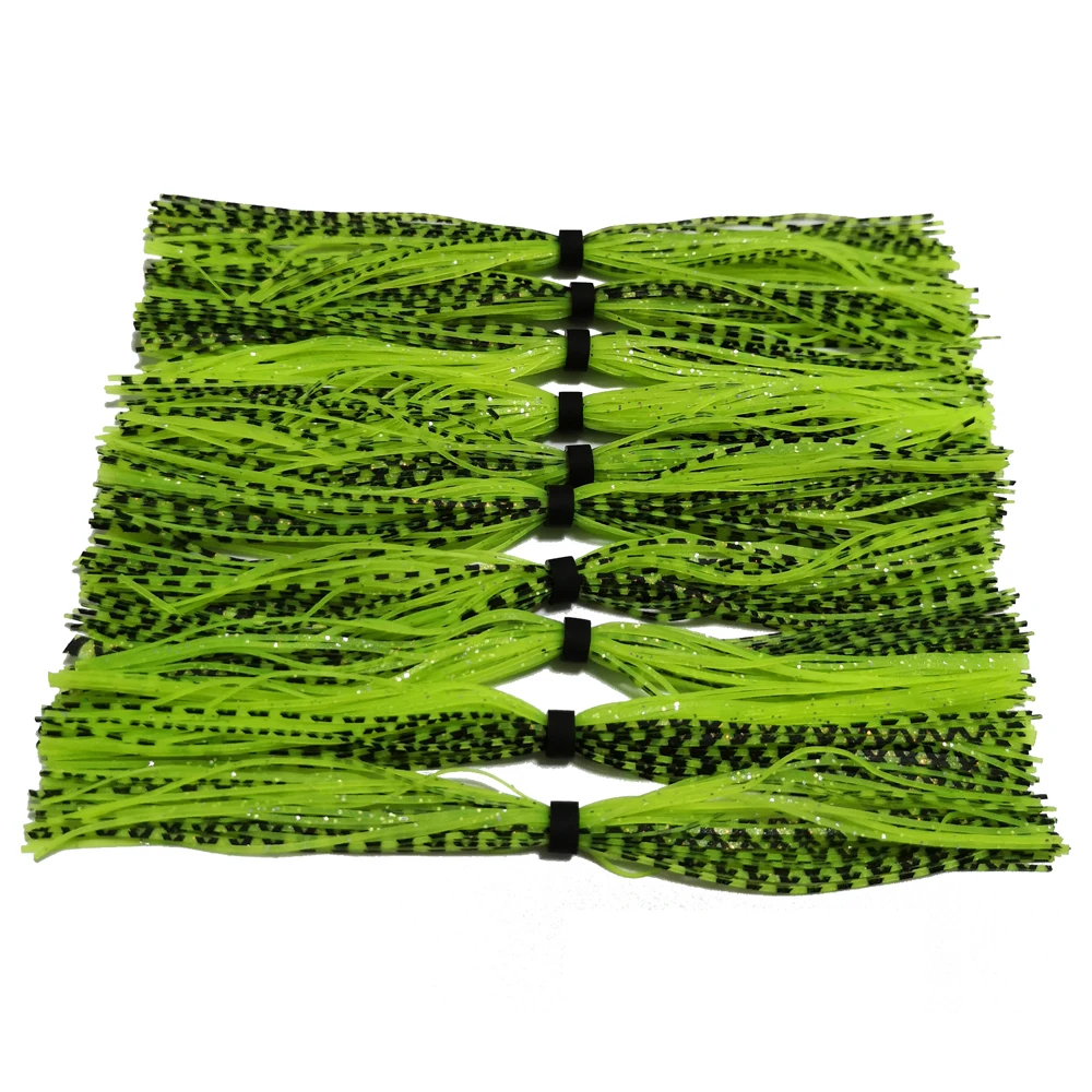10 пучков 44 прядей SF037 Силиконовые юбки рыболовные аксессуары DIY Buzzbaits Spinner Buzz Bait