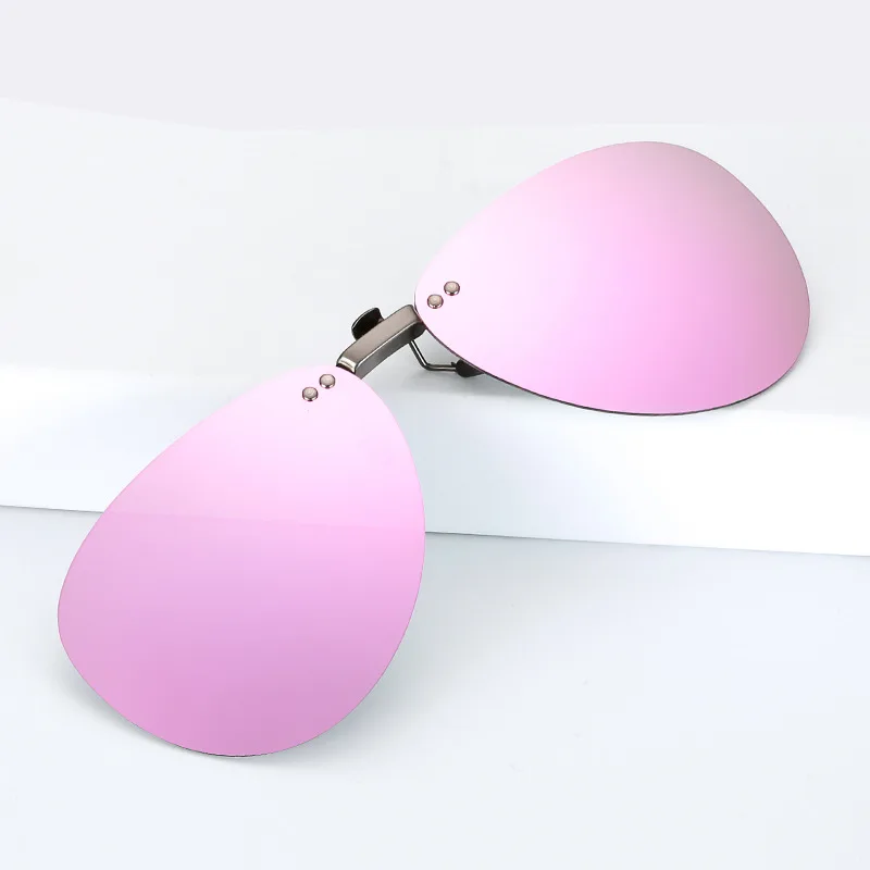 Поляризационные мужские и женские солнцезащитные очки с клипсой для