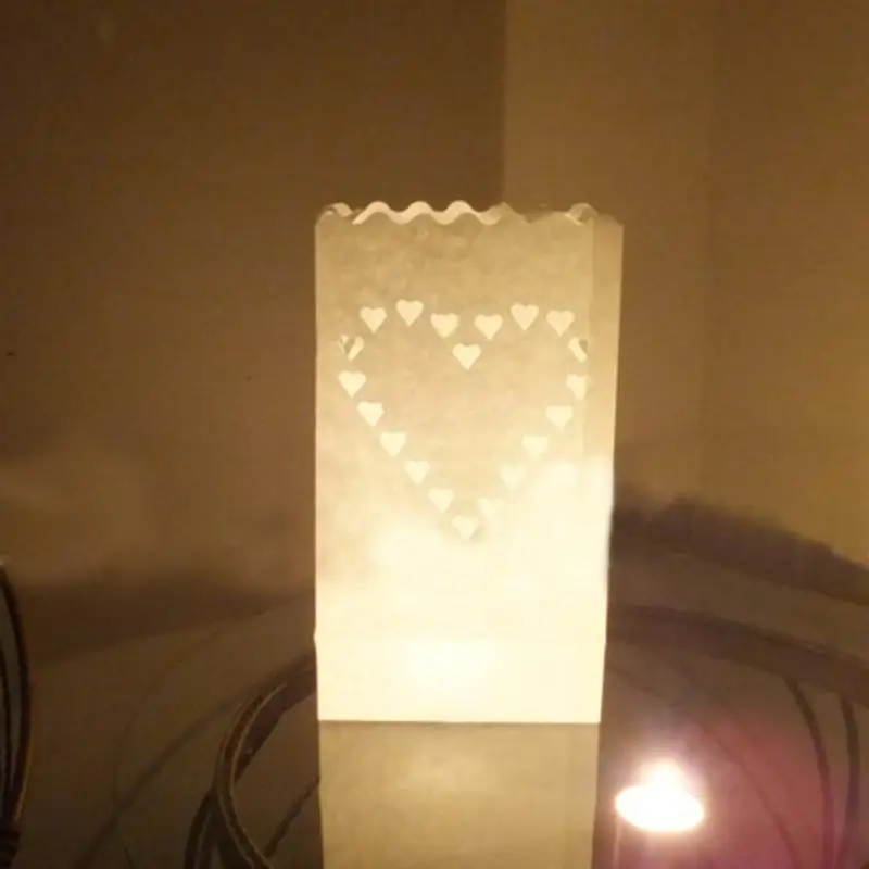 Diy ручной бумажный фонарь свечи сумки держатель для ну вечеринку главная