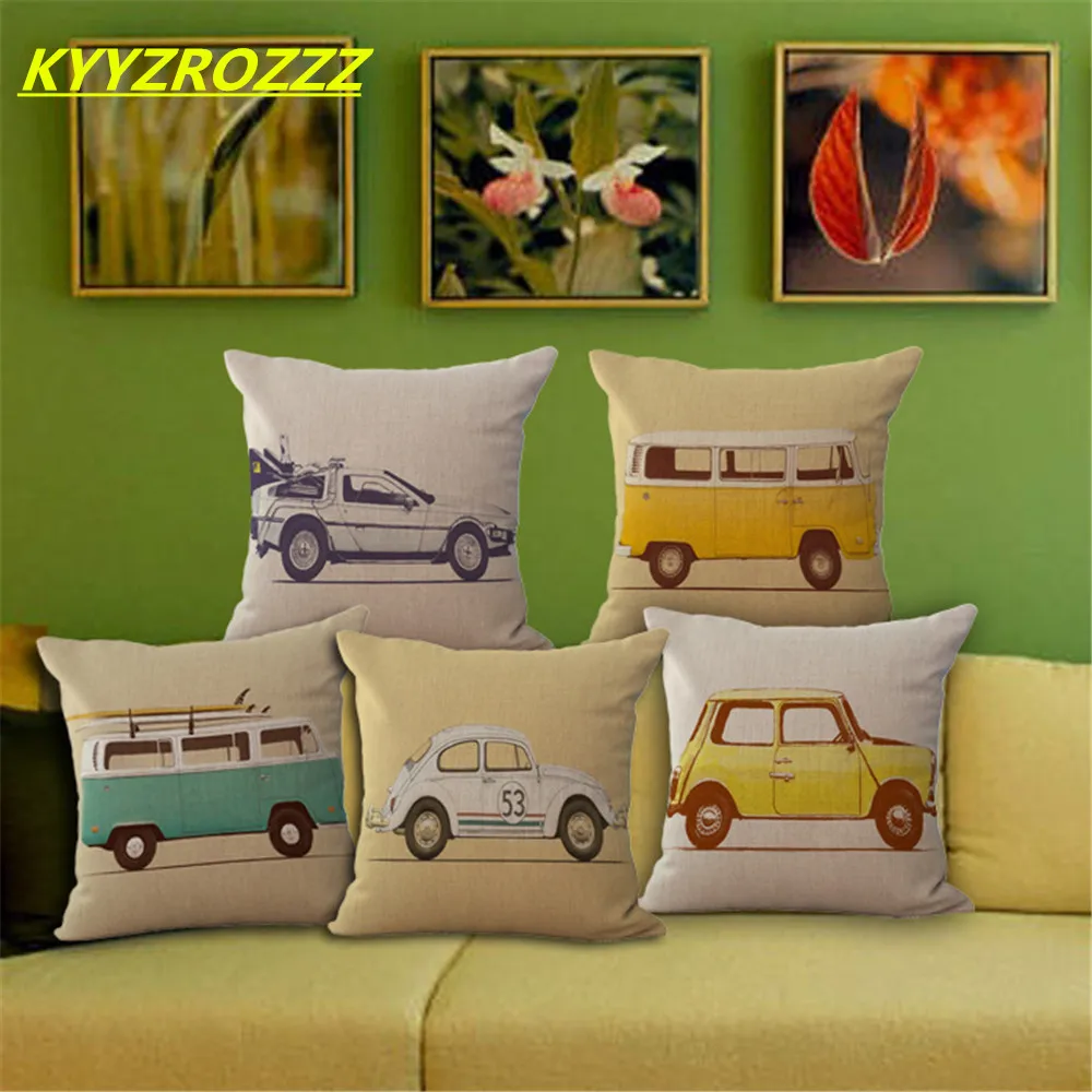 KYYZROZZZ накидки на подушки скандинавский Ретро Винтаж шины автомобиля подушка с