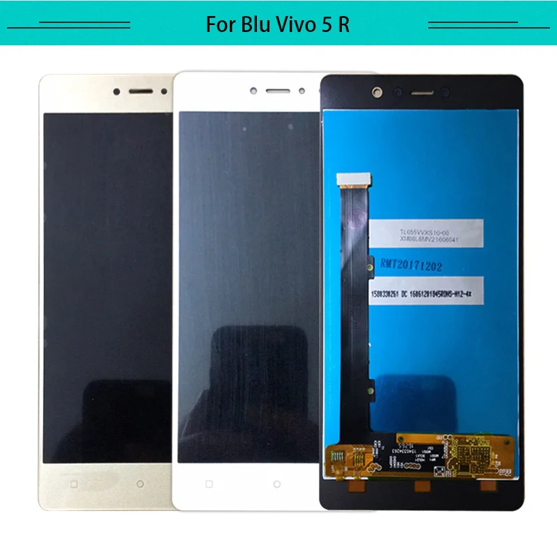 1 шт./лот оптовая продажа для Blu Vivo 5R V0090UU Полный ЖК дисплей сенсорный экран стекло