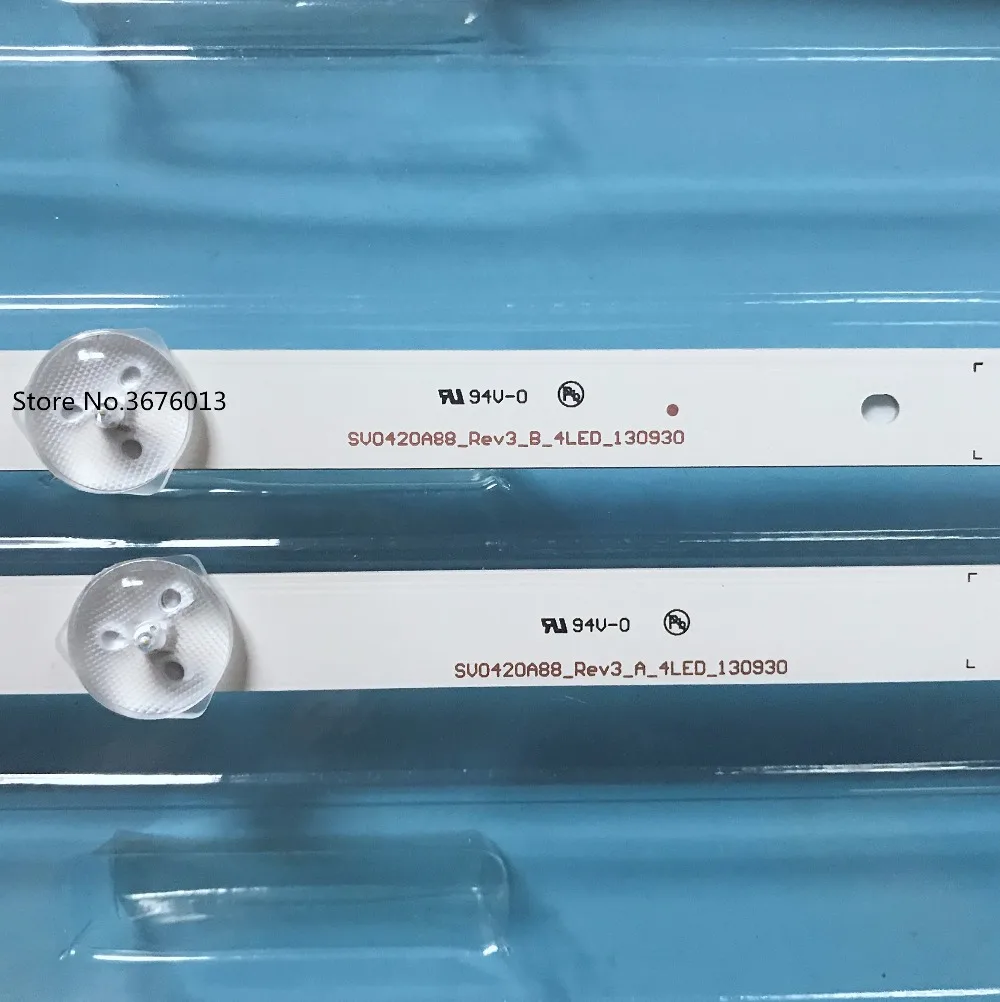 851 мм 8 светодиодный Подсветка полосы для цифрового фотоаппарата Panasonic 4" ТВ SV0420A88 LC420DUE FG A1 TX42AS500 TX42A400B V42FWSD01 09 TH-42LFE7U TX-42AS520B