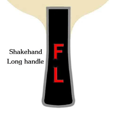 Long Handle FL Sanwei F1 Классический(visaria структура ALC) лезвие для настольного тенниса арилат углерода Пинг Понг Летучая мышь - Цвет: Long Handle FL