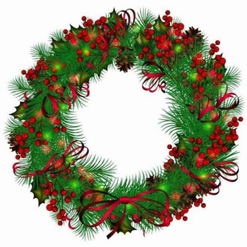 Венок 5D алмазная картина вышивка крестиком полная дрель круглая полностью