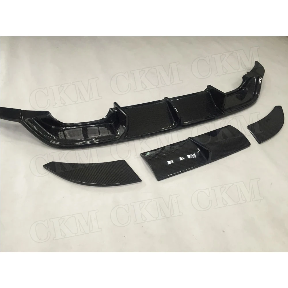 Диффузор для заднего бампера из углеродного волокна Накладка защиты губ