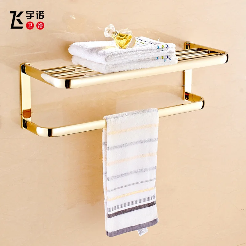 Золотые подвесные костюмы для ванной комнаты полностью медные наличные