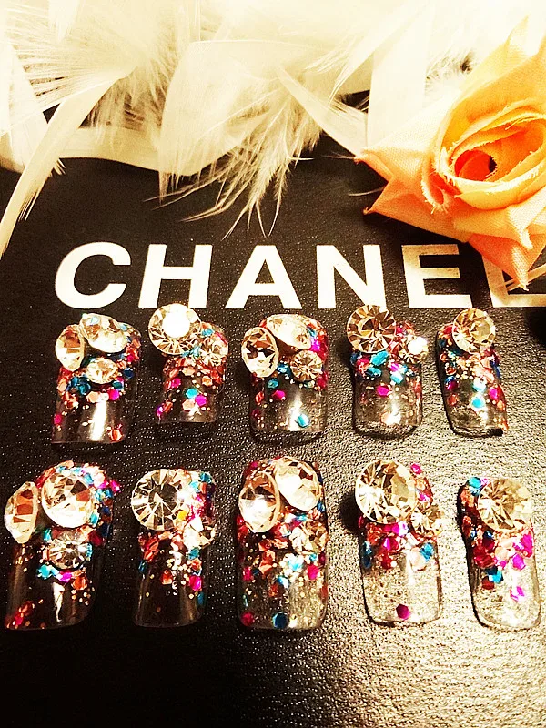 Горячий SLAE Королевского синего цвета круглая форма Заостренное заднее стекло